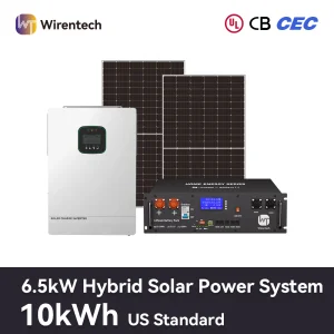 Hybrid Solar Panel Kit With Inverter Battery