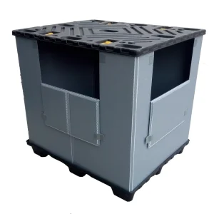 Industrial Logistic Sleeve Pack Container Factory Zc2300 Space-Saving Heavy Duty Plastic Pallet Collar Box
