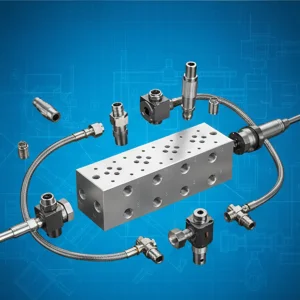 CNC Precisely Digital Hydraulic Valve Manifold Blocks
