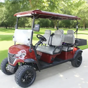 Chinese Green Advanced Golf Buggy off Road Street Legal Mini EV Golf Cart 4 Seater Pedal Pedal Charging Box Electric Used Sale