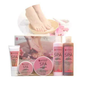 Wholesale 5 Pack Pedicure Care Set Foot Soak Gel Scrub Moisturizing Foot Care Spa