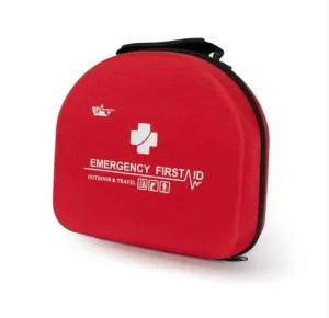 Ori-Power Portable Emergency First Aid Kit, Red EVA Hard Case for Outdoor, Trave Safety