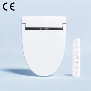 Updated Version V Shape Ultra Slim Smart Toilet Cover Auto Washing Cover Electric Lid Intelligent Heated Bidet Toilet Seat