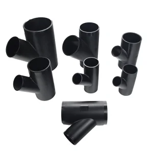 Polyethylene (PE) Plumbing Pipes Large Diameter 315mm Plastic HDPE Drainage Pipe and Fittings for Municipal Wastewater