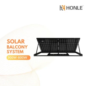 Honle Plug and Play Solar Balcony System All-in-One Solution with Micro Inverter 600W