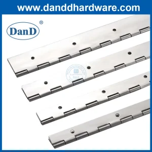D&D Hardware Supplier Furniture Stainless Steel Continuous Piano Long Door Hinges