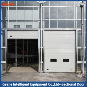 Industrial Automatic Thermal Insulated Vertical Sliding Commercial Sectional Garage Door
