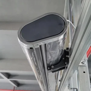 Outdoor Retractable Awning With Motor Control And LED Lights Garden Canopy Sun Shade Full Cassette Awning
