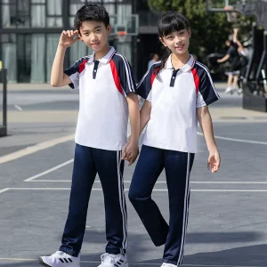 Basic Custom Manufacturer of Kids Primary Kindergarten Preschool School Uniform Design for Boys and Girl