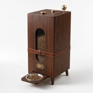 Wooden Pet Feeder