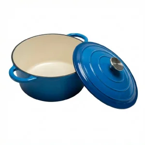 Blue Enamel Dutch Oven