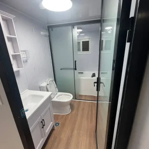 Cabina de oficina portátil acero galvanizado aislada
