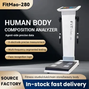 Gym Professional 8-Electrode Body Fat Meter, Bioimpedance Technology, Body Composition Analyzer