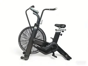 Upgraded Cardio Gym Equipment Adjustable Resistance Spinning Air Exercise Bike