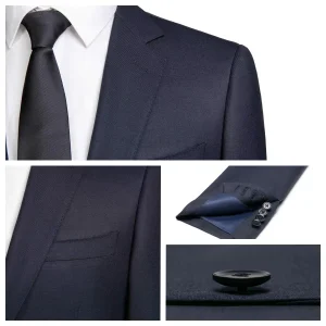 Men's Business Formal Office Work Attire Blazer&Trousers Two-Piece