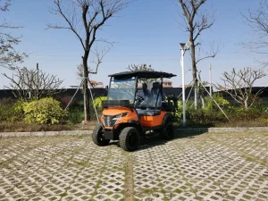 Veículo utilitário de golfe elétrico elevado