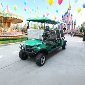 6 Seater Solar-Powered Folding Electric Golf Cart Convenient and Environmentally Friendly