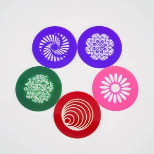 Logo Pattern Fused Silica Glass