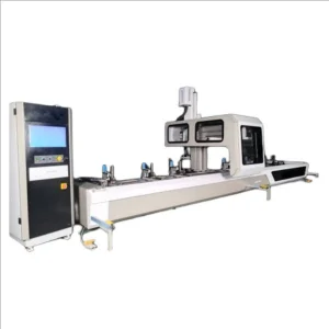 CNC 4 Axis CNC Router Industrial Aluminum Profile CNC Machining Center for Holes Making of Windows Doors Curtain Walls