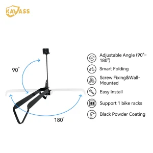 OEM KAVASS Rotating Wall-Mounted Bike Rack