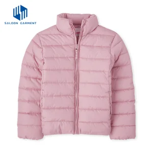 Wholesale Boys Water Resistant Polyester Customized Insulated Winter Warm Padded Quilted Jackets