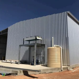 Prefabricated Insulated Portal Steel Structure for Cattle Shed Prefabricated Agricultural Steel Building