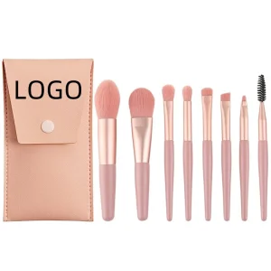 Wholesale Portable Makeup Brush Kit Soft Fur 8PCS