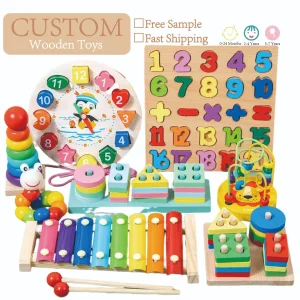 Montessori Wooden Xylophone Cognitive Toy