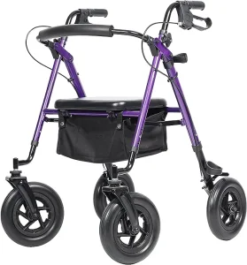 All-Terrain Rollator Walker Under-Seat Basket