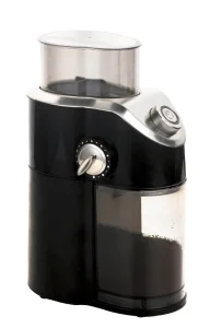 Electric Burr Coffee Grinder, Adjustable Burr Mill with 18 Precise Grind Setting for 2-14 Cup (Black)