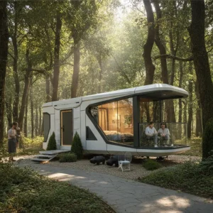 Residencia de cápsula espacial resistente
