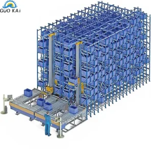 Multi Level Rack ASRS Warehouse Robot Storage Retrieval Picking System Asrs Racking System with Stacking Crane