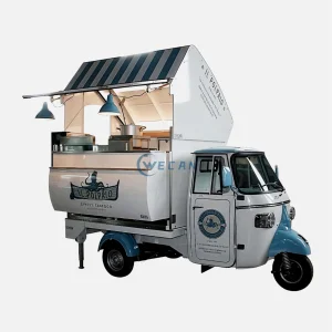 Mobile Piaggio Chocolate Cart Melting Premium Bars Cart