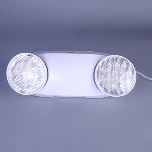 Rechargeable Double Head High Brightness LED Fire Exit Emergency Light with Li-ion Battery