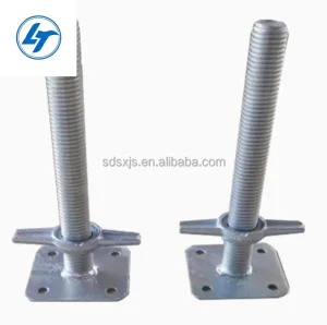 Heavy Duty Q235 Scaffolding U Jack Base | Adjustable Screw Base Jack with Nut for Formwork Support