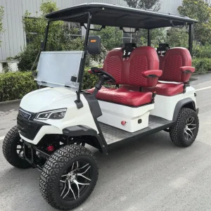 Light and Smooth Steering Premium Electric 4-Seater Golf Cart/Golf Car for Sightseeing Tours