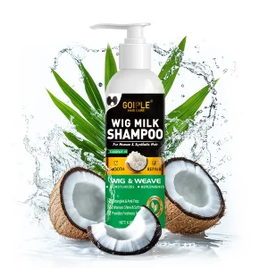 Wholesale Private Label 200ml Wig Milk Shampoo Deep Cleaning Refresh Repair Anti-Frizz Volume Hair Wash Care Product Smoothing