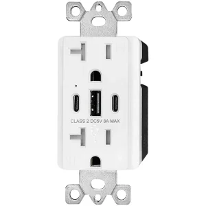 3-Port USB Outlet