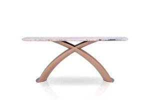 Mesa de Console de Luxo em Madeira e Mármore para Sala de Estar de Designer de Hotel com Melhor Qualidade em Formato Retangular