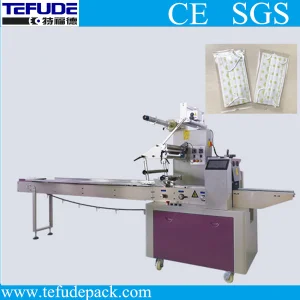 Best Sale Horizontal Medical Gauze Flow Packing Machine