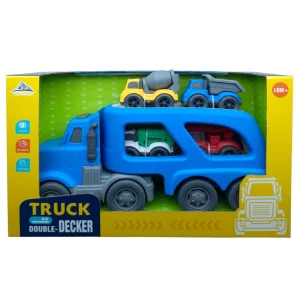 Kids Friction Toy Truck with Cars