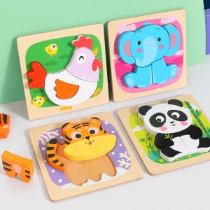 Montessori 3D Animal Puzzle