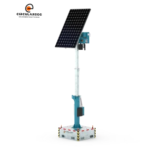 In Stock 120W LED Flood Light Solar CCTV Light Tower For Street Construction