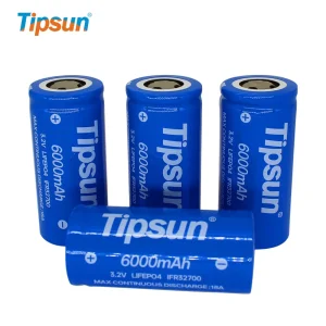 32700 32650 6000mAh Lithium Iron Phosphate 3.2V 6ah 32700 LiFePO4 Cylindrical Cells Battery for Solar Power
