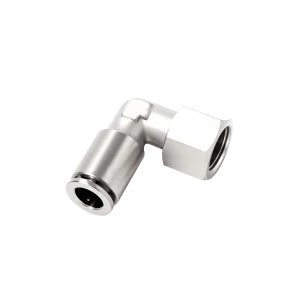 ODM PLF-Elbow female push in fittings(360° rotatable thread) Factory, Company