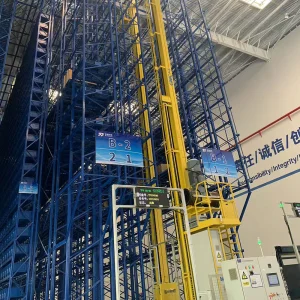PTERIS Layer Automatic AS/RS U-Turn Stacker Crane Automated Storage Retrieval Racking System for Logistics Equipment Curved