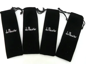 Custom The Suede Drawstring Pen Pouch