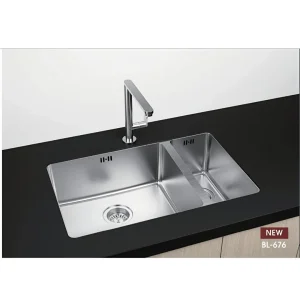 Multiple Repurchase Matt Easy Cleaning Stainless Steel Double Bowl Kitchen Sink (BL-676)