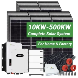Deye Solar Panels 5kw 10kw 20kw Hybrid Solar Battery Energy System 20kwh 30kwh Lithium Batteries For Home Solar Power Station
