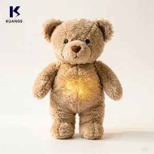 2026 Popular Hot Sale Customizable Wholesale Soft Cute Breathing Bear Animal Plush Toy For Baby Sleeping